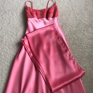Cache Prom Dress/Pink 💕💕 Size 1/2